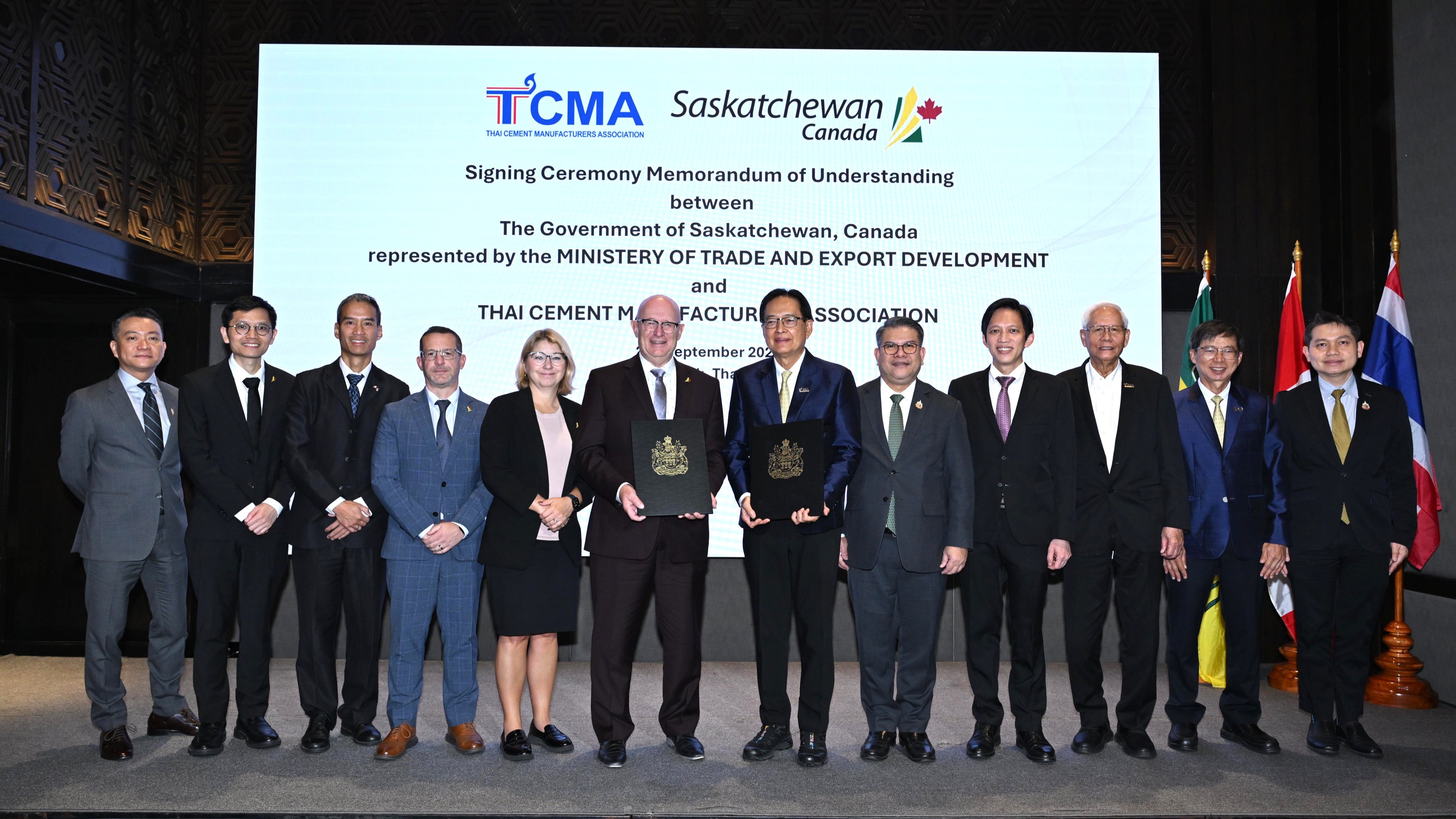 2025 09 27 TCMA Signs MoU with the Government of Saskatchewan 1