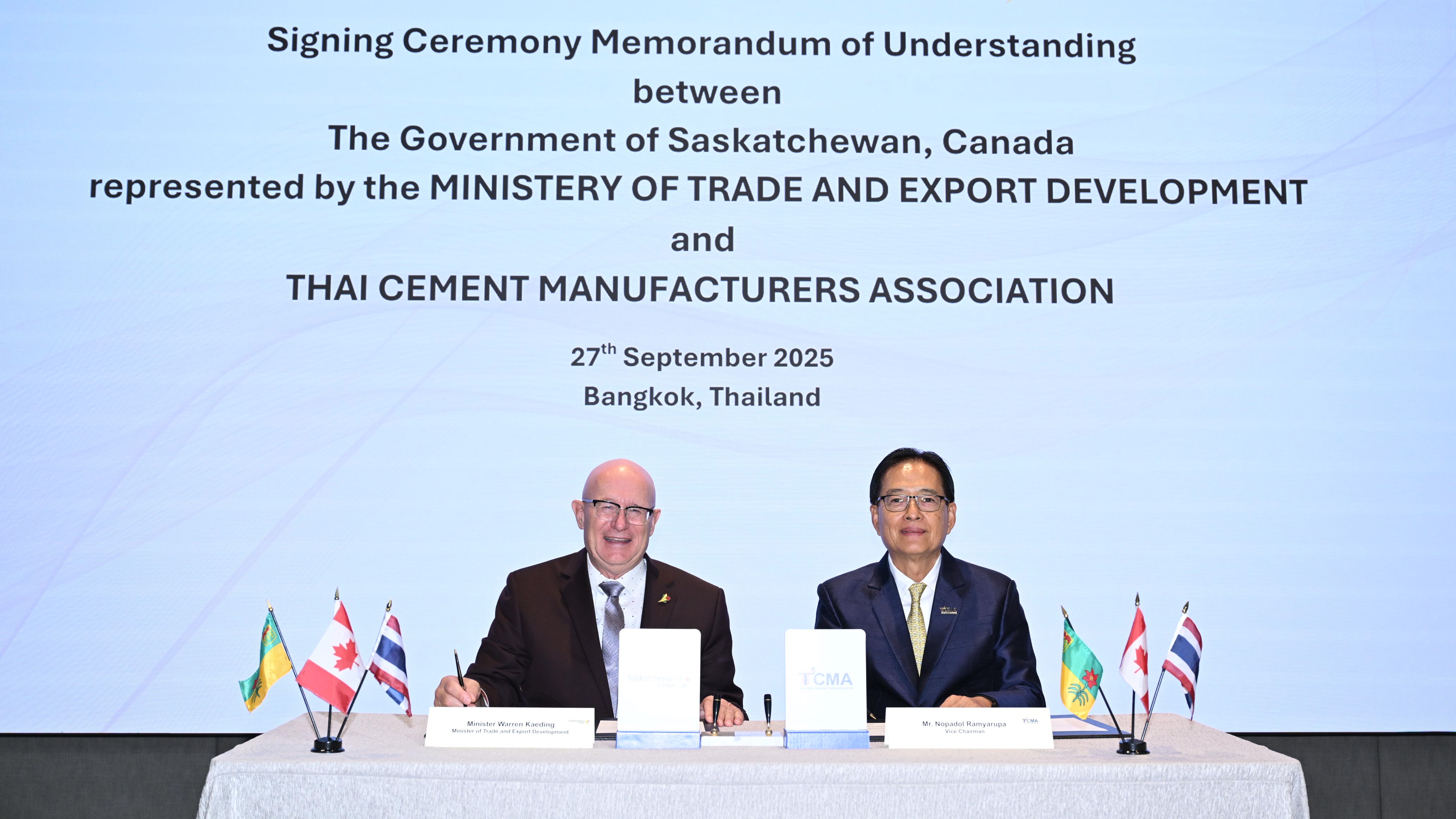 2025 09 27 TCMA Signs MoU with the Government of Saskatchewan 3